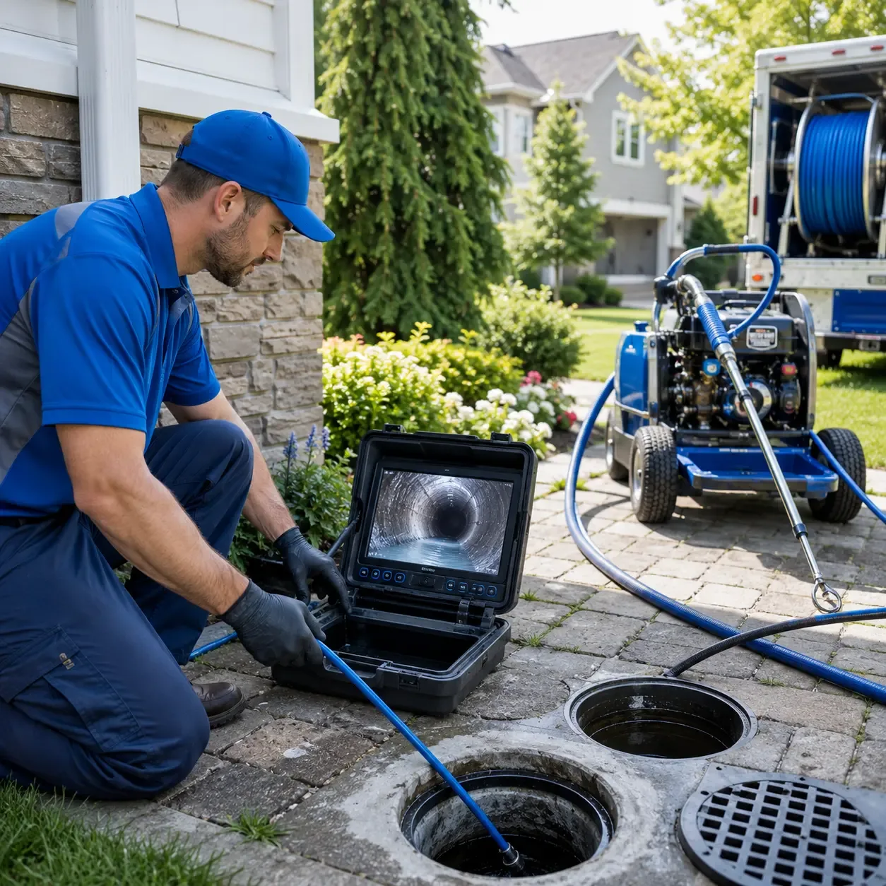 Outdoor drain cleaning professionals serving Newell, WV